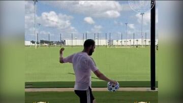 Tiro hipnótico de Higuaín en el entrenamiento de Inter Miami