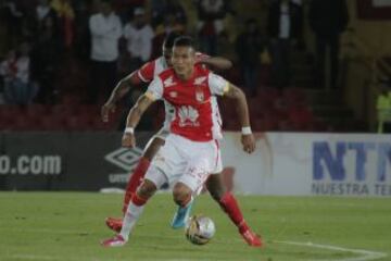 Con un doblete de Luis Páez y un gol de penal de Miguel Borja, Santa Fe venció 3-0 a Cortuluá en El Campín.