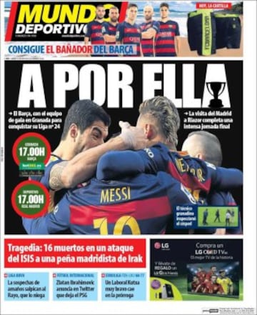 Portadas de la prensa mundial