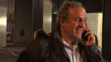 Platini se defiende: "Estoy tranquilo"