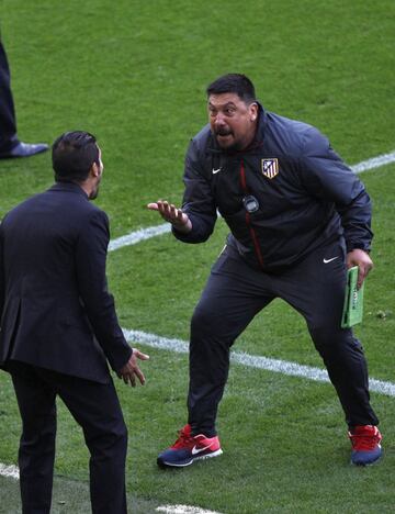 Cholo Simeone y el Mono Burgos