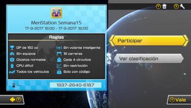 IV Torneo Semanal del Campeonato Nacional Mario Kart 8 Deluxe