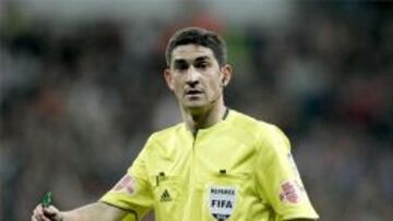 Undiano Mallenco ya fue árbitro durante el Mundial de 2010 en Sudáfrica.