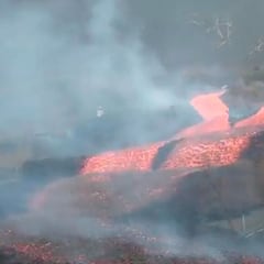 Te deja tan petrificado como admirado: la enorme velocidad a la que fluye la lava ahora