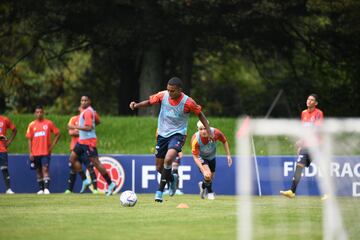 La Selección Colombia Sub 20 realizó otra sesión de entrenamiento pensando en el primero de dos amistosos ante Ecuador en Bogotá.