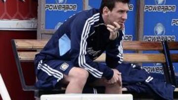 Messi no se ejercitó.