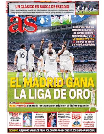 Las portadas de AS de enero