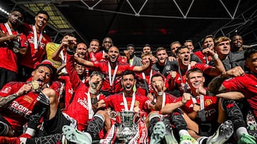 Un chileno se encontró con una estrella del United: foto top