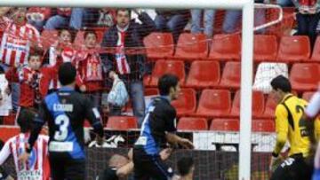 El Sporting sigue vivo en medio del caos del Rayo