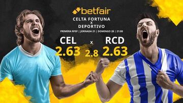 RC Celta Fortuna vs. RC Deportivo: horario, TV, estadísticas, clasificación y pronósticos