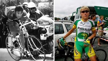 Axel Merckx tuvo que correr con el peso de ser hijo del mejor ciclista de la historia, Eddy Merckx, ganador de once grandes, cuatro Mundiales, los cinco Monumentos… Una leyenda. Pero Axel, buen ciclista aunque ni de lejos al nivel de su padre, sí logró subir al podio olímpico (bronce en Atenas), algo que Eddy nunca logró, en parte, por las restricciones de su época a ciclistas profesionales.