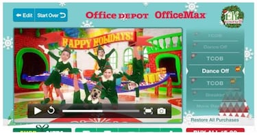 Apps para crear videos graciosos de Navidad con caras y música