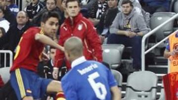 <b>UN GOL QUE VALE LA FINAL. </b>Aicardo remata el pase de Alemao y sorprende a Mamarella.