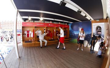 Ambiente de Champions en las calles de Madrid