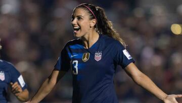 La icónica delantera de USA y Orlando Pride se encuentra a 8 goles de marcar la centena de anotaciones con su selección; En el juego contra México, Alex hizo doblete.