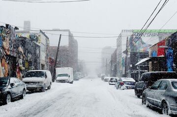 Nueva York bajo la nieve: imágenes impresionantes