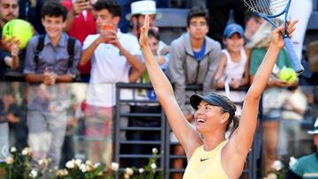 Sharapova, a semifinales tras el partido más largo del torneo