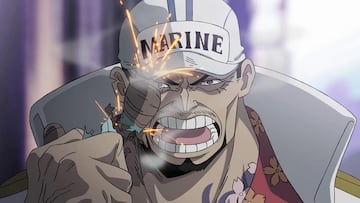 Akainu, el Almirante de Flota y uno de los grandes antagonistas de Luffy en One Piece.