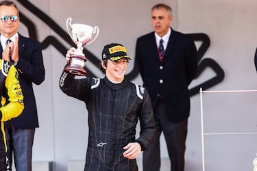 Exhibición de Merhi en Mónaco