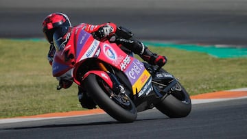 H&eacute;ctor Garz&oacute; durante los primeros test oficiales de MotoE.