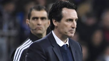 Emery, en el Bernab&eacute;u.