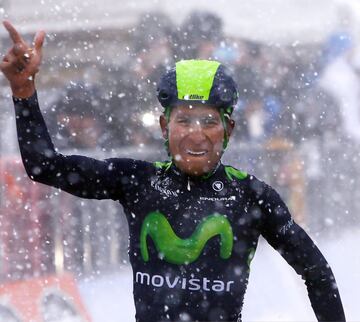 Tirreno Adriático - 17 de marzo de 2015. Primer triunfo del colombiano en el año. El pedalista se impuso en la etapa 5 y se llevó el título. 