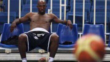 Chauncey Billups en un entrenamiento.