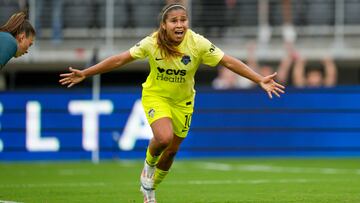 La colombiana marcó el segundo gol al 90'+6'.