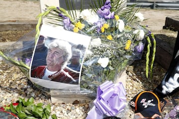 Homenaje a Ángel Nieto en el Circuito del Jarama en Madrid
