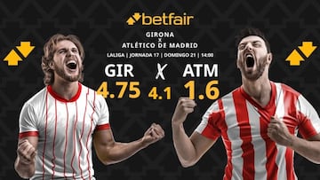 Girona FC vs. Atlético de Madrid: horario, dónde ver, pronósticos y clasificación