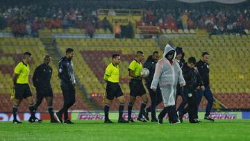 Santa Fe - Deportivo Cali se aplaza por lluvia en El Campín