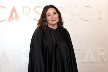 Tessa Ross posa en la alfombra roja del Dolby Theatre.