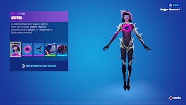 Astrea es la nueva skin del Club de Fortnite de septiembre 2023: todos los detalles