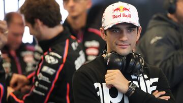 Jorge Martín en el box de Aprilia durante el GP de Las Américas de MotoGP.