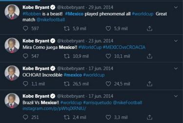 Así fue la relación de Kobe Bryant con México