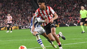 En el añadido, Oyarzabal tira de oficio agarrando a Selton para evitar un contraataque justo antes de la última oportunidad rojiblanca.