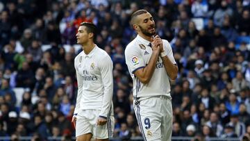 Cara y cruz: Cristiano recupera su media y Benzema toca fondo