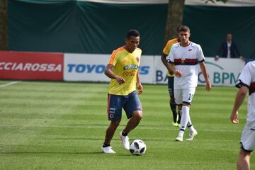 La Selección Colombia jugó un amistoso a puerta cerrada ante la Primavera del Genoa en Milanello, en el cual José Pékerman puso a prueba los esquemas y variantes que ha trabajado en los últimos días. James y Cristian Zapata, los ausentes. Otro que no tuvo acción fue José Fernando Cuadrado por decisión técnica.