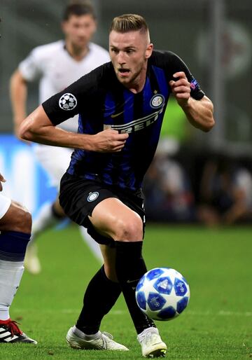 Inter| 23 yr. old. The Slovakian was on the Barcelona wish-list last season and the central player famed for his aerial prowess has a price tag of 50 million euro attached to his services.