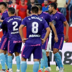 1x1 del Celta: golazo de Boufal y autoexpulsión de Araújo