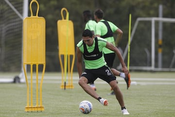 Atlético Nacional realizó su último entrenamiento antes de enfrentar a Leones en el partido de ida por las semifinales de la Copa Águila 2018.