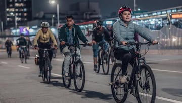 Llega la ciclovía nocturna a Bogotá: consulta los horarios, las vías cortadas y todo lo que debes saber