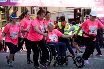 Las calles de Madrid se tiñen de rosa