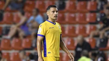 Carlos Bellvís durante un partido de pretemporada.