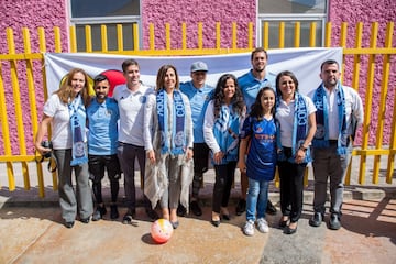El conjunto norteamericano convivió con niños con problemas de autismo a unas horas de enfrentar en un partido amistoso al Atlético San Luis.