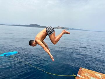 Así disfrutan los futbolistas de las vacaciones de verano