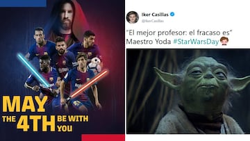 El Barcelona, Iker Casillas y el Betis celebran el Star Wars Day