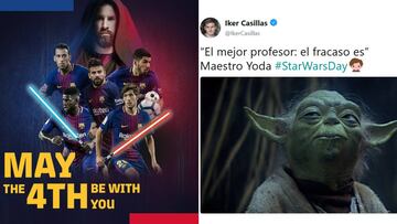 El Barcelona, Iker Casillas y el Betis celebran el Star Wars Day