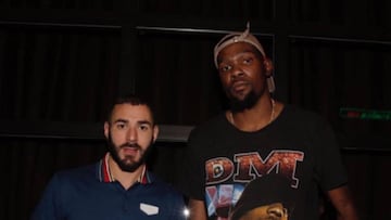 Benzema y Kevin Durant coinciden en sus vacaciones