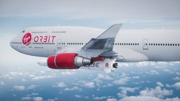 El avión Virgin Orbit enviará vehículos a Marte